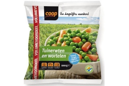 coop tuinerwten en wortelen