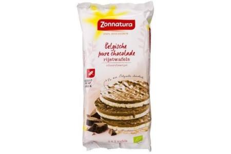 zonnatura belgische pure chocolade wafels