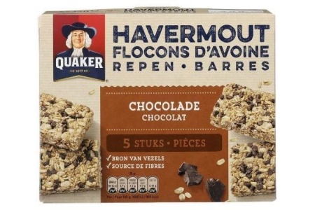 quaker chocolade havermout repen