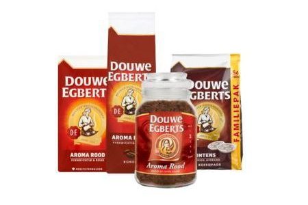 douwe egberts koffe aroma rood