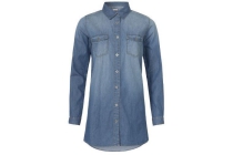 denim overhemd jurk