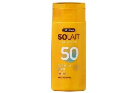 kruidvat solait spf 50 high sunmilk zonnebrand