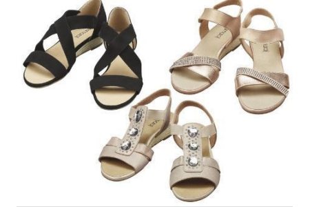 esmara leren dames sandalen