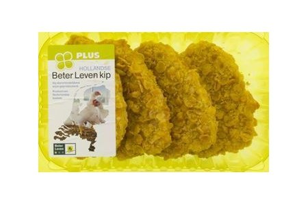 plus beter leven kipkrokant schnitzels