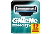 gillette mach3 scheermesjes 12 stuks