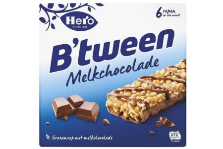 hero b tween melkchocolade repen