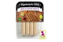 vegetarische bbq braadworst