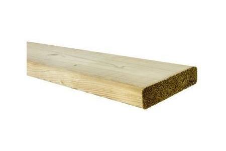 tuinplank gewaxed