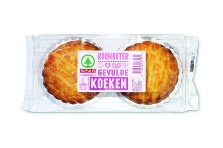 spar roomboter gevulde koeken