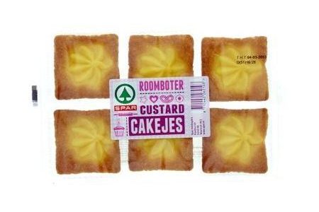 spar cake custard