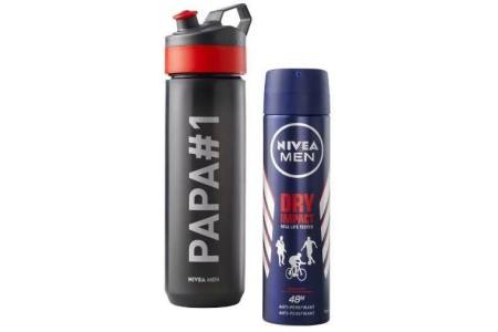 nivea men geschenkset met drinkfles