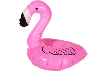 opblaasbare flamingo glashouder