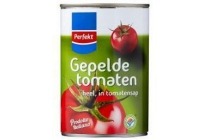 perfekt gepelde tomaten heel in tomatensap