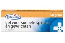 trekpleister gel voor soepele spieren en gewrichten