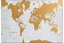 world scratch map