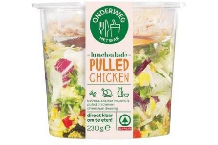 spar lunchsalade pulled chicken