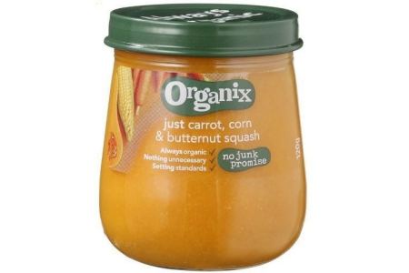 organix just 6m carrot corn en butternut squash