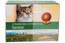 1 de beste kattenvoer senior maaltijdzakjes in saus