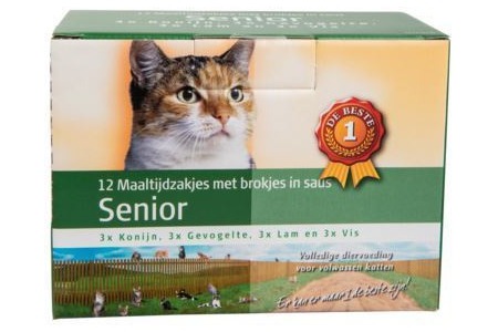 1 de beste kattenvoer senior maaltijdzakjes in saus