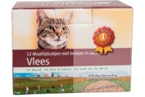 1 de beste kattenvoer vlees maaltijdzakjes in saus