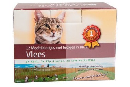 1 de beste kattenvoer vlees maaltijdzakjes in saus