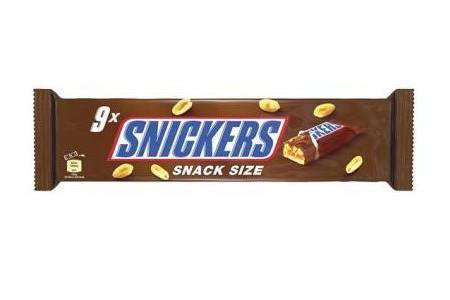 snickers snack size