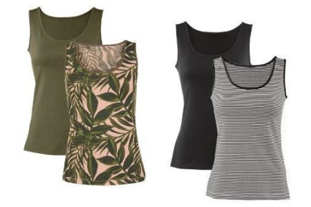 2 delige set dames tops