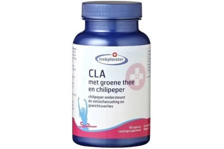 trekpleister cla met groen thee en chilipeper afslankcapsules