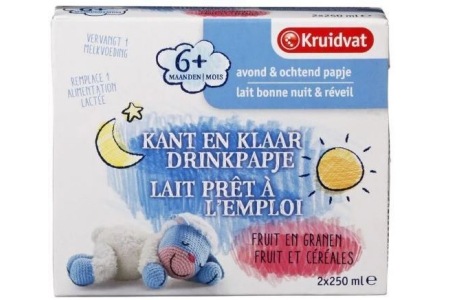 kruidvat fruit en granen avond en ochtend papje