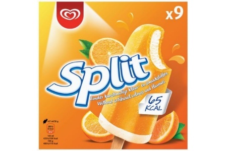 split waterijs