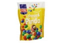 perfekt chocolade pinda s gekleurd