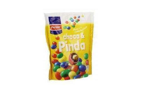 perfekt chocolade pinda s gekleurd