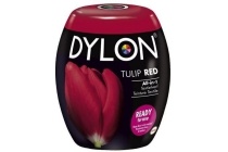 dylon red tulip machinewas textielverf