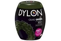 dylon olive green machinewas textielverf