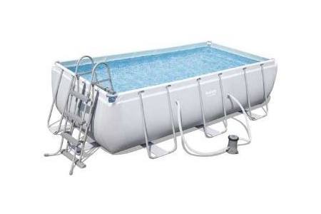 power steel frame pool zwembadset 404x201x100cm