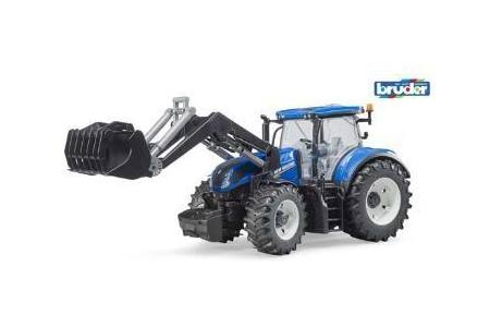 03121 new holland tractor t7 315 met frontlader
