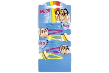 k3 haarclips