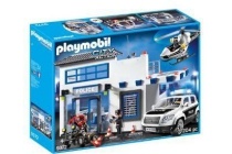 playmobil politiepost met voertuigen