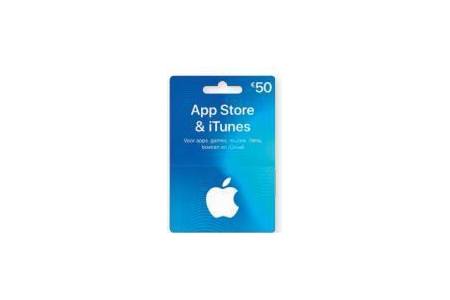 app store en itunes card eur50