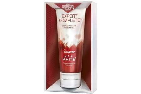 colgate max white expert complete tandpasta
