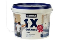 gamma latex 1x dekkend wit mat 10 liter