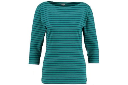 dames t shirt groen gestreept