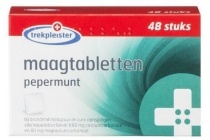 trekpleister maagtabletten pepermunt