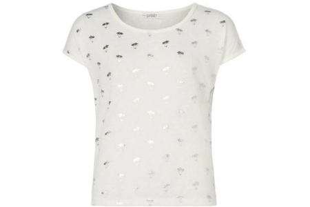 true spirit dames t shirt met palmboomprint