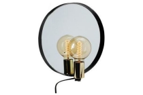 wandlamp met spiegel