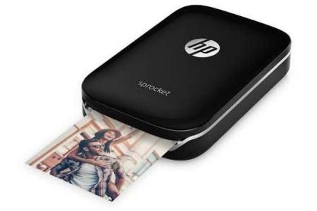 hp fotoprinter sprocket zwart