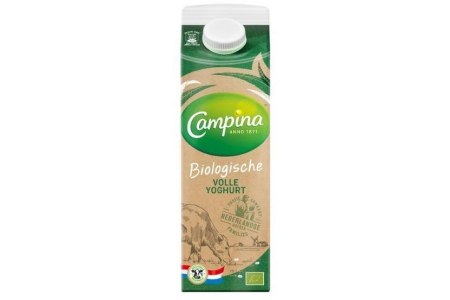 campina biologische volle yoghurt