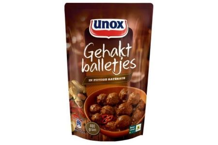 gehaktballetjes in saus in zak