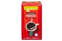 plus roodmerk filterkoffie fairtrade