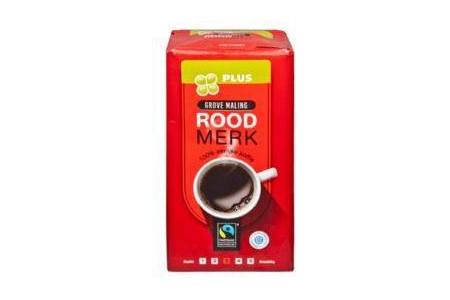 plus roodmerk filterkoffie fairtrade